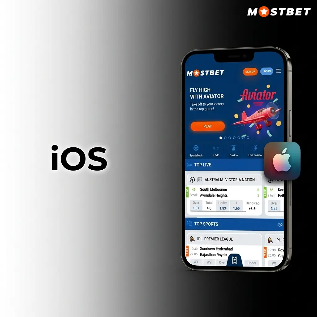 Mostbet iOS app download guide for iPhone and iPad compatible with iOS 12.0 or later via App Store